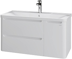 Grossman Тумба с раковиной Адель 90 подвесная белая